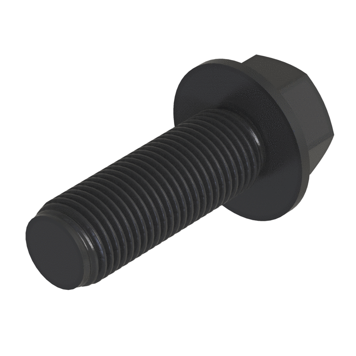 Винт с шестигранной головкой и фланцем, M12 X 40