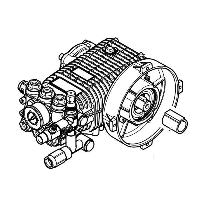 Насос плунжерный высокого давления comet rw 4035 s (15/230) ts idro k для k 9.15 вал 24мм