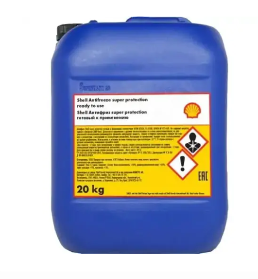 Антифриз Shell Antifreeze Super protection готовый -37C канистра 20 кг. PS742 Shell