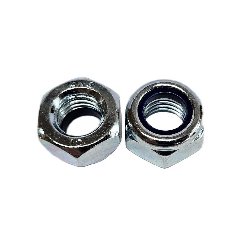 Гайка самоконтрящаяся М20x1,5 DIN 985, класс прочности 10.0, оцинкованная, 50 шт.