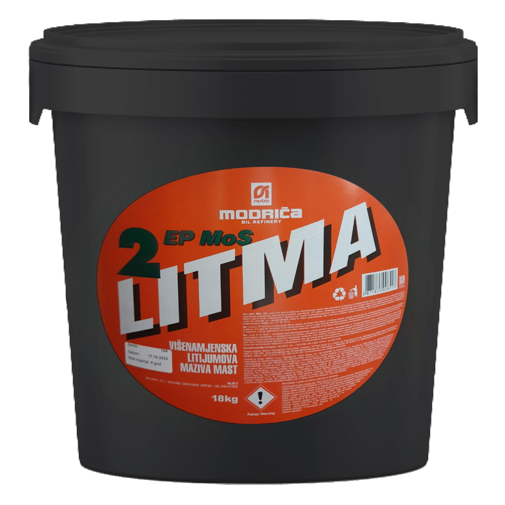 Пластичная смазка NESTRO LITMA 2 EP MoS ведро 18кг