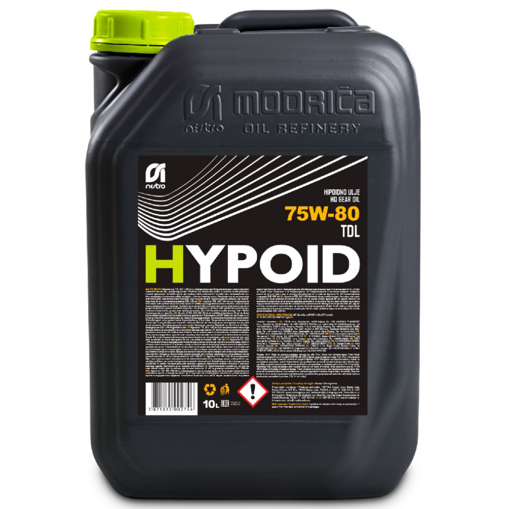 Трансмиссионное масло NESTRO HIPOIDNO ULJE TDL 75W-80 канистра 10л