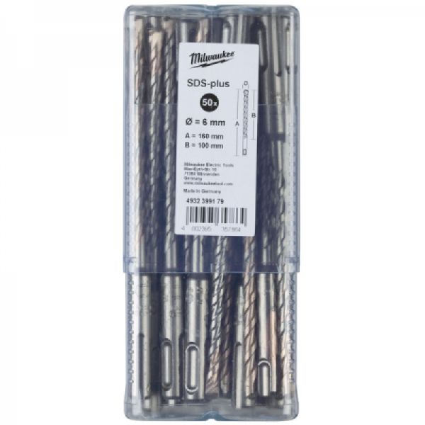 Бур SDS-Plus M2™ 10x260 мм, 50 шт.