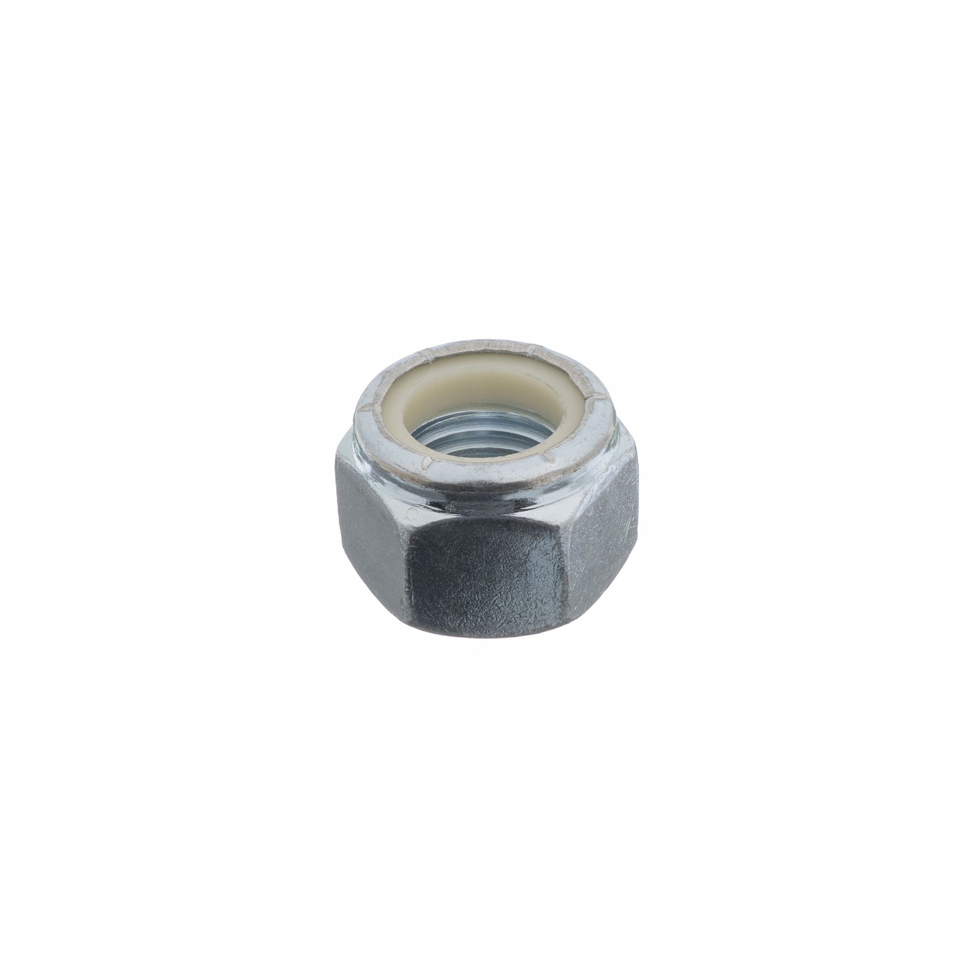Гайка стопорная шестигранная DIN985 UNC 1" сталь, оцинкованная, класс 8