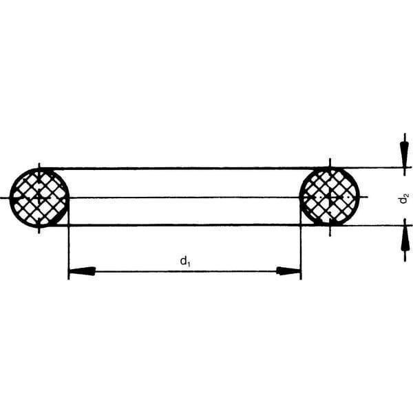Кольцо уплотнительное 35x2 мм, Viton