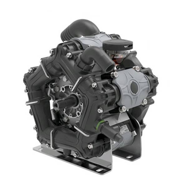 Насос мембранный comet серия bps260 nbr40 (249 л/мин  20 бар)  вом 1"3/8 - вал d25 внутрен./шпонка