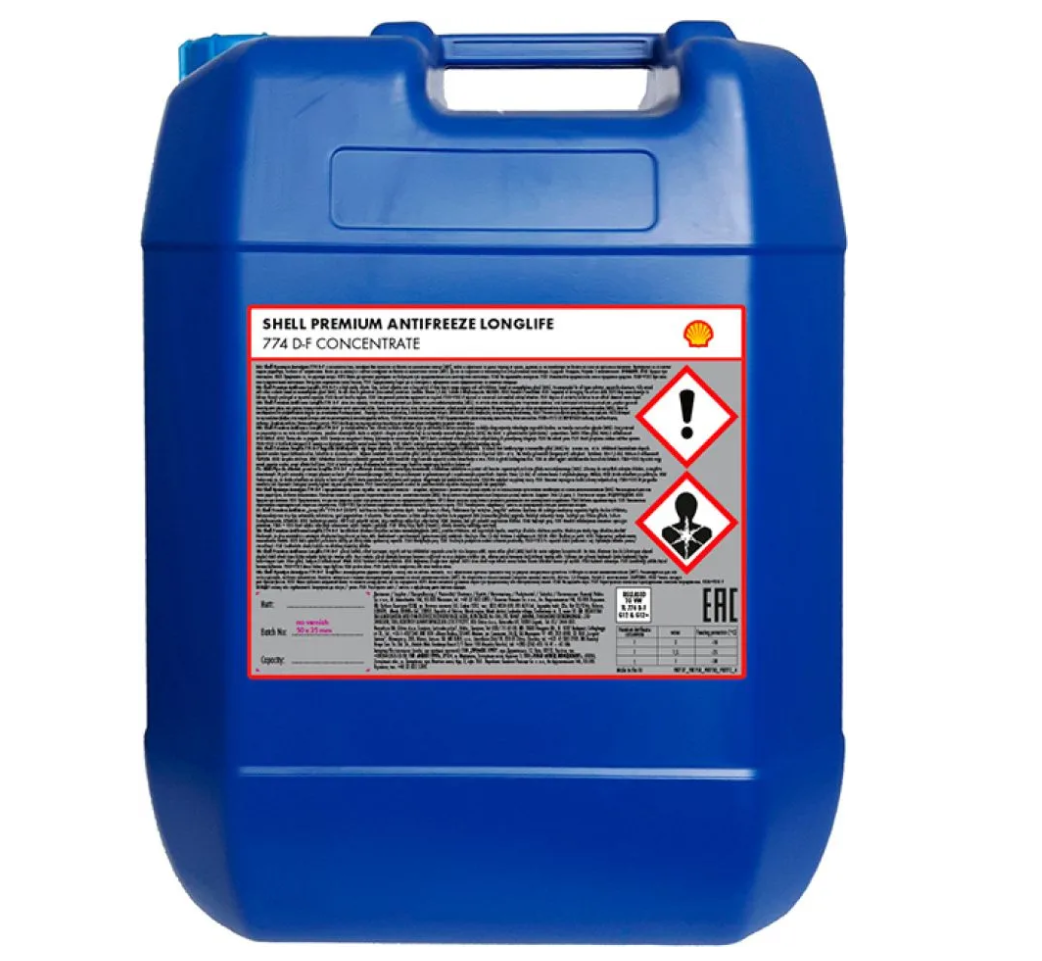 Антифриз Shell Premium Antifreeze Longlife 774 D-F концентрат ведро 20 кг.