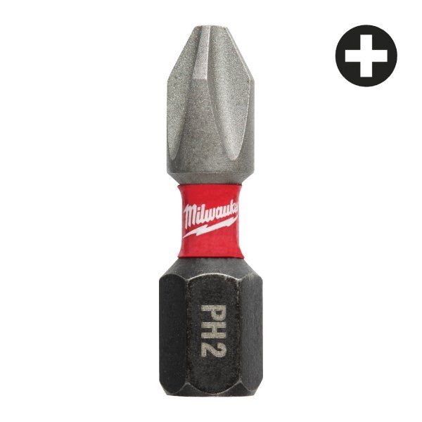 Бита PH2 25 мм SHOCKWAVE™ GEN III, 2 шт.