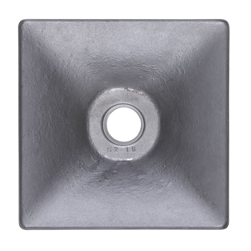 Насадка трамбовочная 200x200 мм под конусный держат