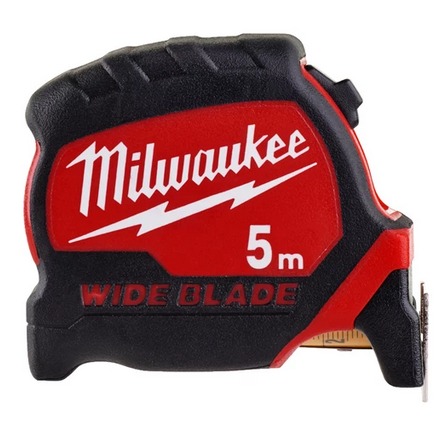 Рулетка PREMIUM широкая WIDE BLADE 5 м, ширина полотна 33 мм