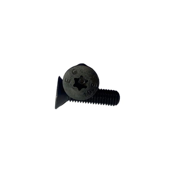 Винт М8x30 с потайной головкой DIN 7991, класс прочности 10.9, TORX 45, полная резьба, чёрный оксид, 200 шт.