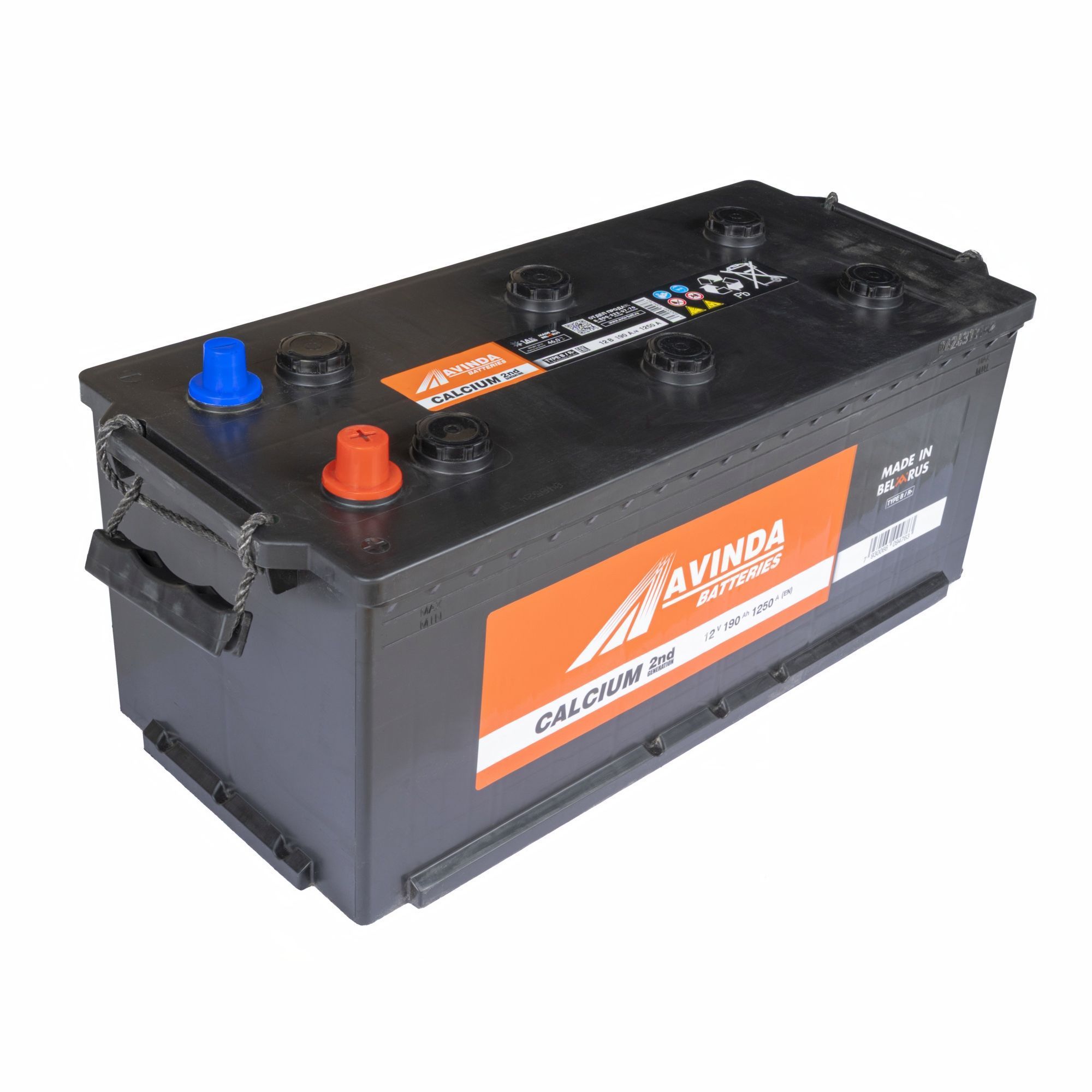 Аккумулятор 6CT-190 EN 1250 ПП