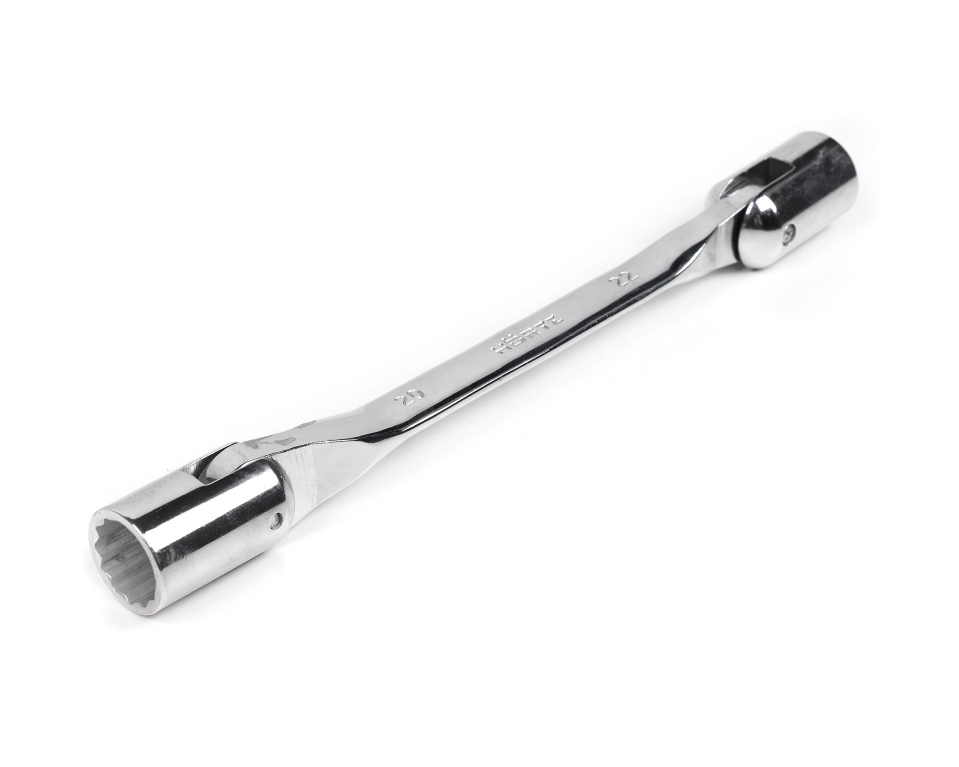 Ключ торцевой шарнирный 20х22 хром HORTZ