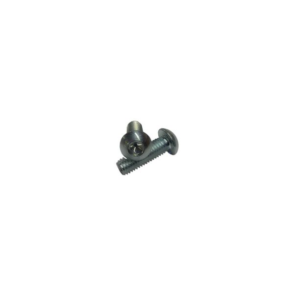 Винт М10x25 с полукруглой головкой и внутренним шестигранником ISO 7380-1, класс прочности 10.9, полная резьба, оцинкованный 200 шт.