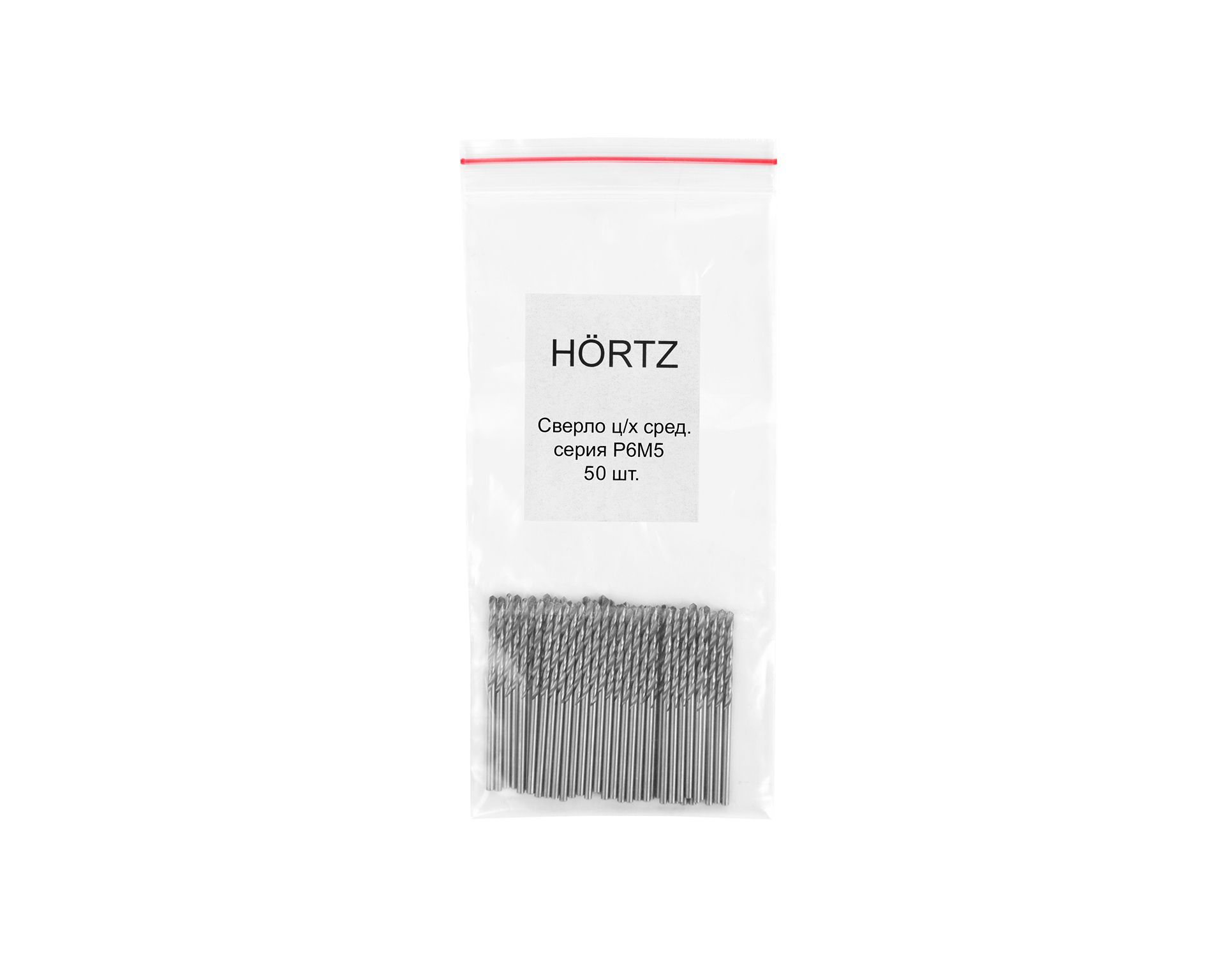 Сверло цилиндрический хвостовик 1,7 средняя серия Р6М5 HORTZ (50 шт)