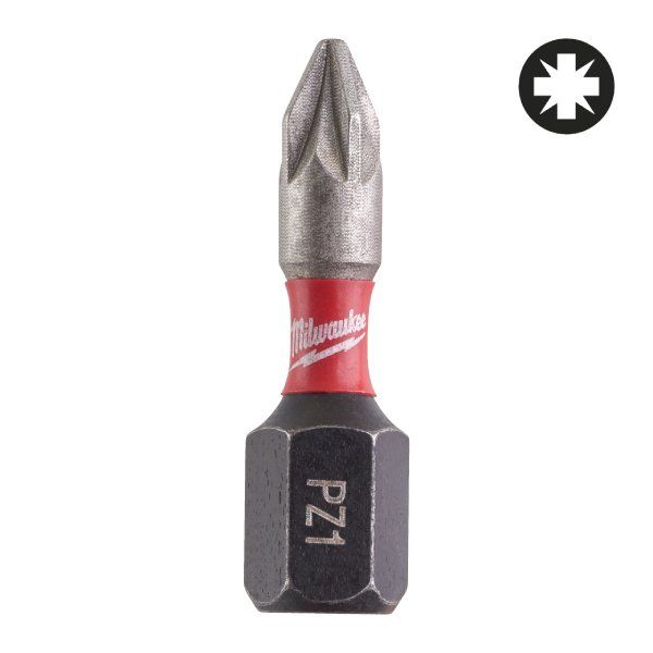 Бита PZ1 25 мм SHOCKWAVE™ GEN III, 25 шт.