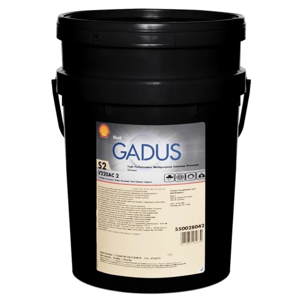 Пластичная смазка Shell Gadus S2 V220AC 2 ведро 18 кг.