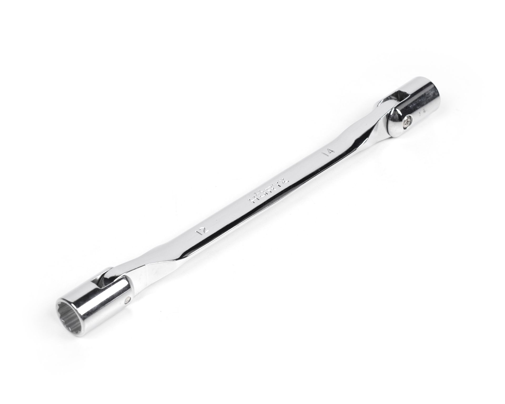 Ключ торцевой шарнирный 12х14 хром HORTZ